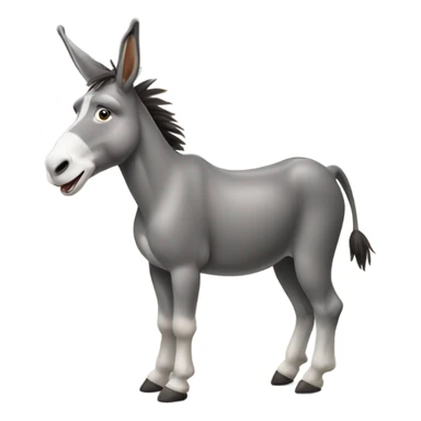 A donkey dancing sticker