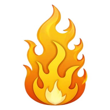 fire desolation symbol sticker