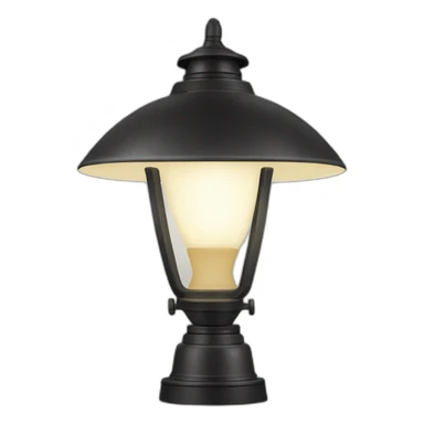 lampara de luz sticker