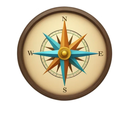 Compass book mix sticker