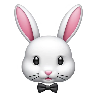 playboy bunny wearing bow tie logo (side view) sticker