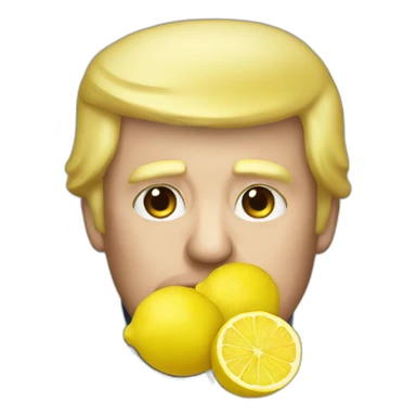 Trump eat lemon sticker