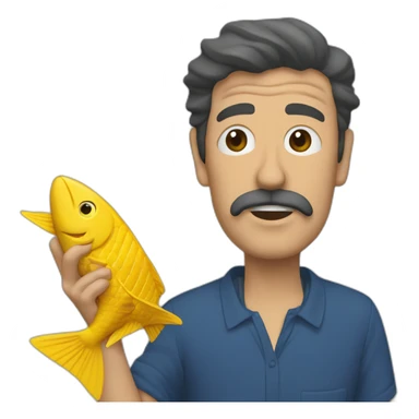 el pez por la boca muere sticker