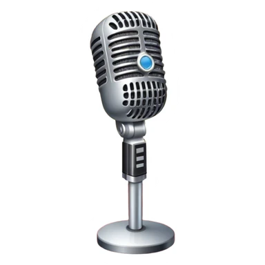 Create a glamorous and vibrant emoji that represents pop or stage vocal performance. The design should feature an empty stage with concert lighting. Include elements like an iconic stage microphone with a sparkling, rhinestone-studded microphone stand, set on a red carpet, a celebratory firework display in the background and a ribbon of musical notes flowing around the scene to symbolize the performance's energy. Use bright colors like gold, red, and silver to emphasize the excitement and glitz of the pop vocal world. The background should be transparent. sticker