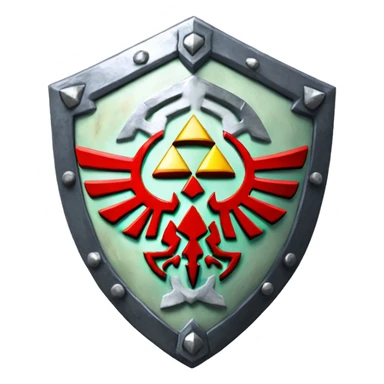 Legend of zelda hylian shield sticker