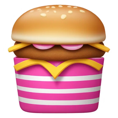 Cute pink McDonald’s meal sticker