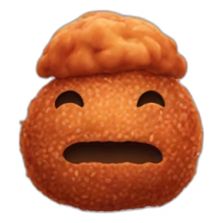 meatball without a face sticker