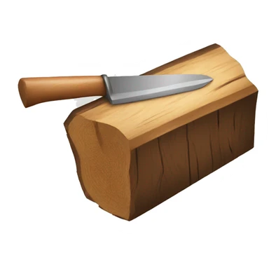 wood choping sticker