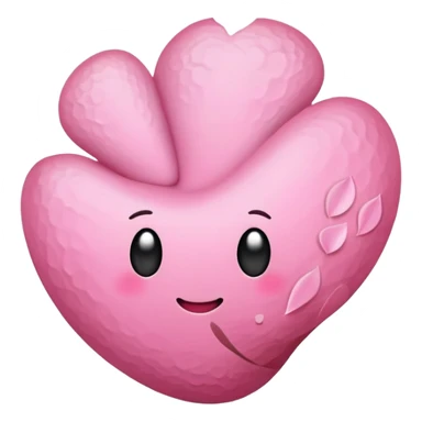 pink petal poop  sticker