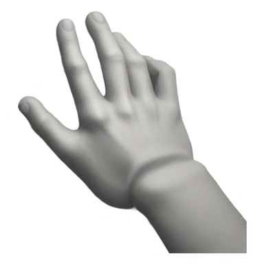 Hand rested on wall with head down in defeat sticker