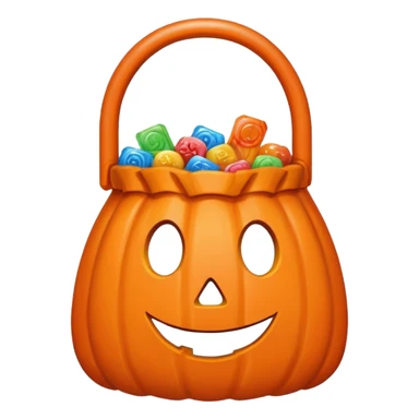 trick or treat bag  sticker