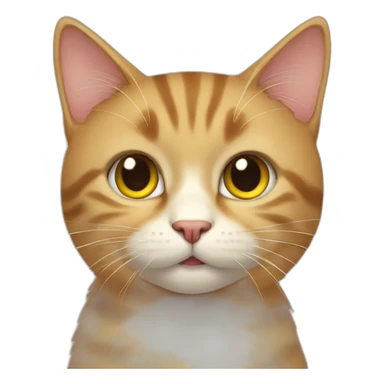 cat thank you sticker