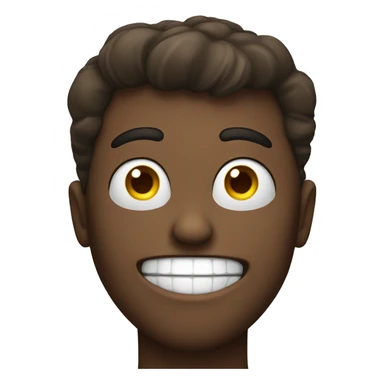 mocking smile sticker