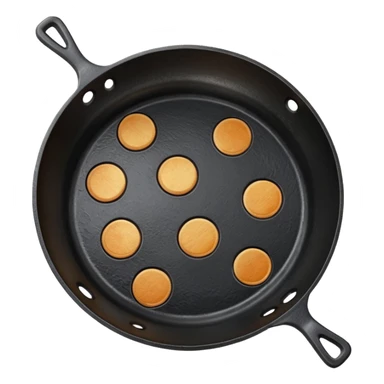 cast iron pan sticker