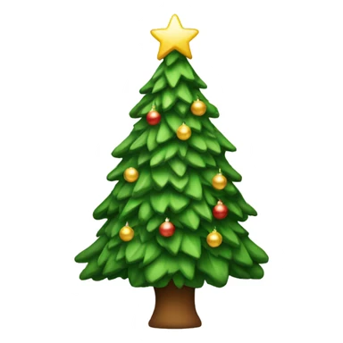 Christmas tree sticker