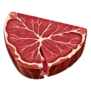 slice of raw beef liver, no text sticker