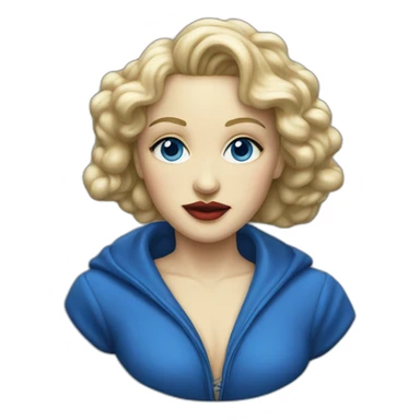 Madonna true blue sticker