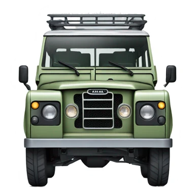 Sage green land-rover  sticker