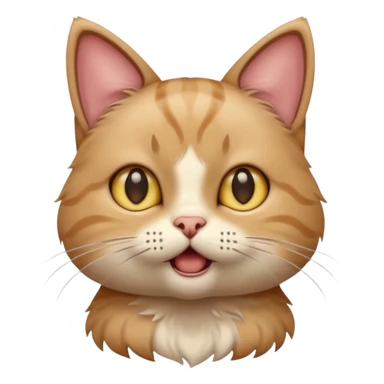 A very cute cat that got shocked from electricity sticker