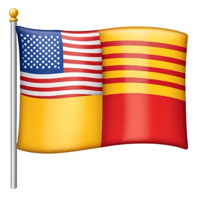 The herb of Rokiškis as a flag: devided in 4 parts... sticker