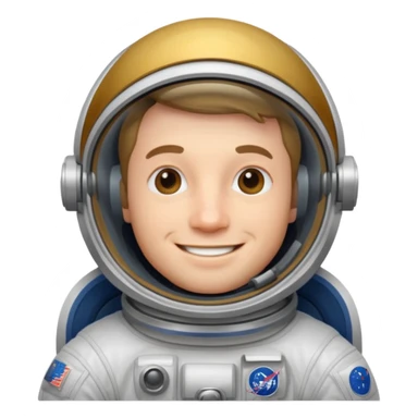 astranots without helmet man sticker