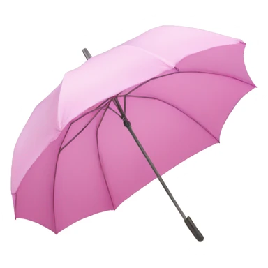 Pink umbrella on the beach sticker