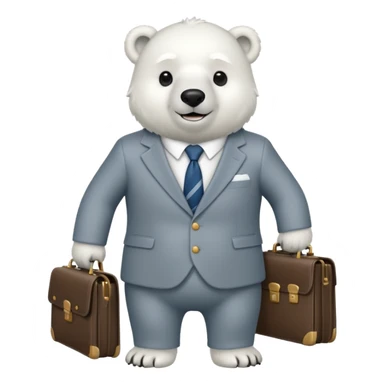 Oso polar millonario  sticker