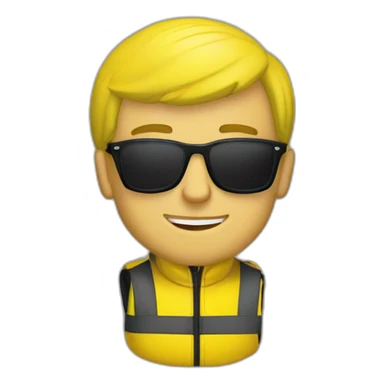 Emmanuel Macron Gilet Jaune sticker