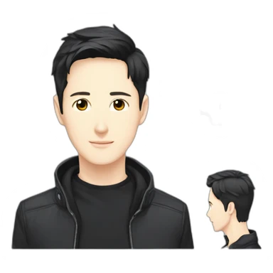 pavel durov anime sticker