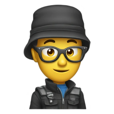 hacker Schtroumpfs sticker