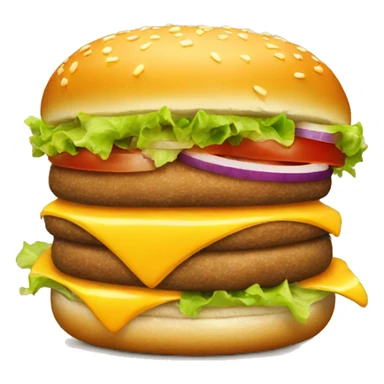 cheese burger sticker