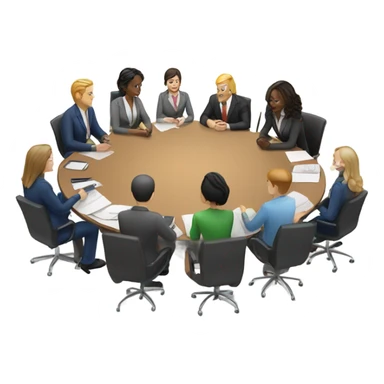 collaboration, in a meeting room  sticker