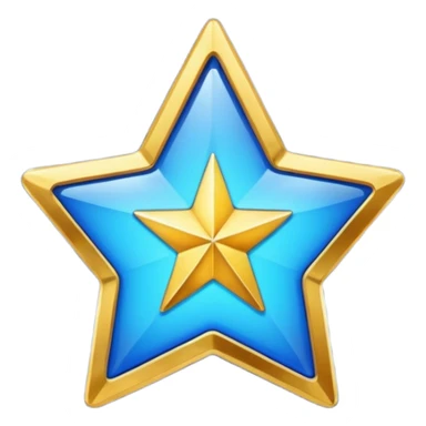 Verified badge with star edge sticker