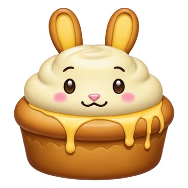 bun with butter sticker