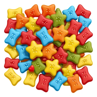 pack of haribo starmix gummies  sticker