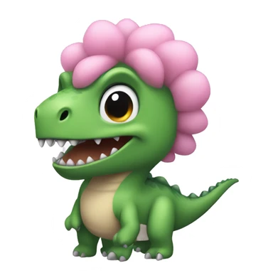 Dinosaur wearing a tutu and is pretty sticker