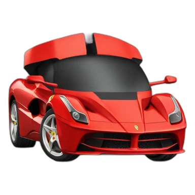 La ferrari sticker