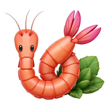 camarón cocido sticker