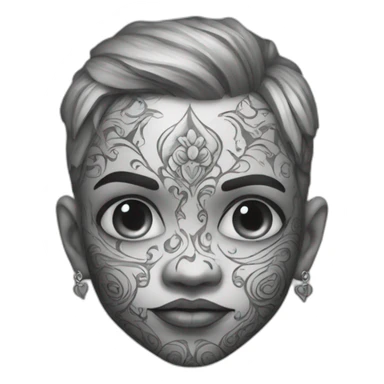 Dessin tatouage sticker