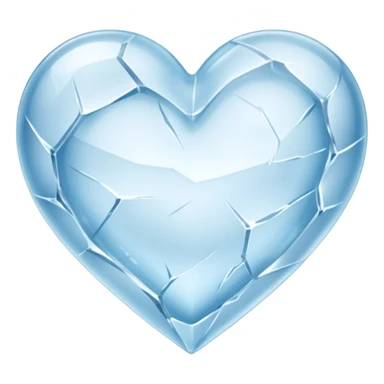 Corazón de hielo sticker