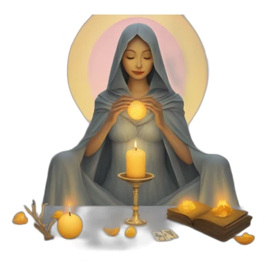 Esoterismo tarot velas sticker