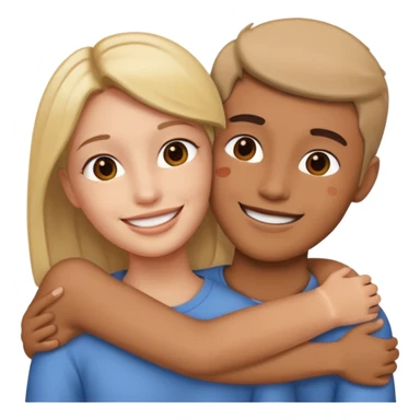 abrazar a mi papa mama sticker