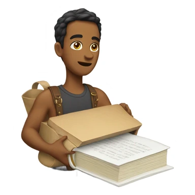 The book is in the bag sticker