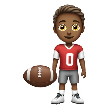 children with football sticker