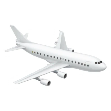 shocked emoji airplane sticker