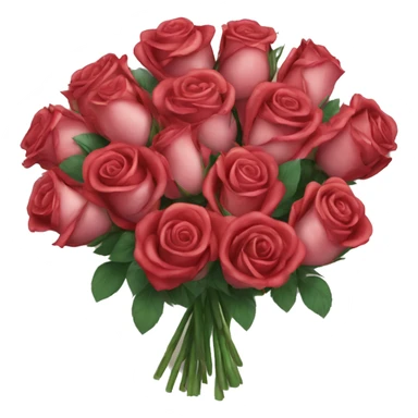 bouquet of 101 roses sticker