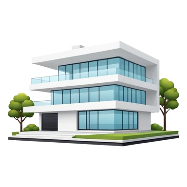 modern house sticker