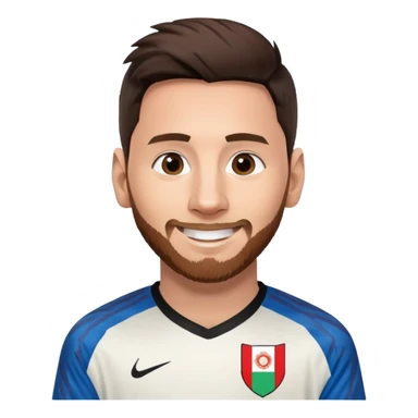 Messi with Afganistan trikot sticker