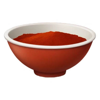 Bowl of red spice  sticker