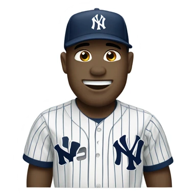 Gator with a New York Yankees Jersey sticker